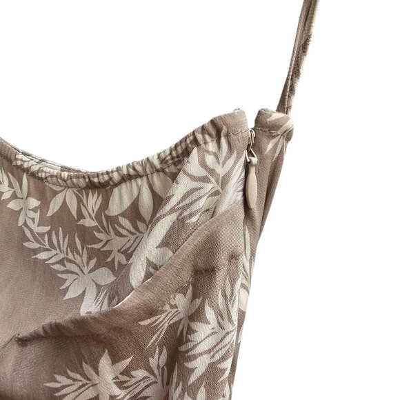 100% Silk Tracy Reese Asymmetrical One-Shoulder Floral Print Silk Dress Size 8 - Picture 10 of 14